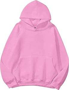 Sudadera con Capucha Rosa para Mujer, Otoño Invierno, con Logotipo Personalizado, Diseño Urbano, Gruesa y Larga, Informal, para Gimnasio - Product Image 1