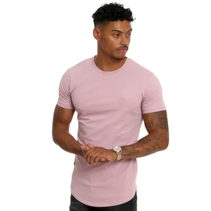 Gimnasios camiseta hombres entrenamiento Fitness deporte Casual algodón músculo ropa hombre fitness camisa cuello gimnasio camisa hombres - Product Image 4