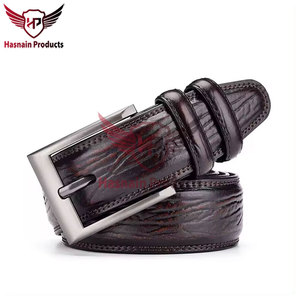 Gran oferta, cuero de vaca genuino informal para hombre, calidad Premium, diseño hecho a mano, longitud personalizada, características, hebilla de acero, directo - Product Image 5