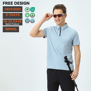 Camiseta Táctica de Manga Corta para Hombre, Bordada, Tejido Sólido, Casual, de Secado Rápido, Transpirable, con Spandex, Corte Holgado, para Actividades al Aire Libre, Venta al Por Mayor - Product Image 2