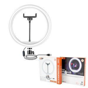 * Uscita * luce ad anello a LED diametro 30cm, luce ad anello 3 modalità luce, temperatura 2700-7000k, DC 5V/2A 30W, USB, fotografia - Product Image 1