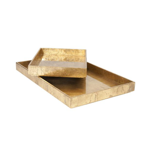 Plateau de service en laque de feuille d'or de luxe fait à la main Artisans de haute compétence Bon prix des grossistes du Vietnam - Product Image 2
