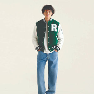 Best-seller Veste Letterman pour homme Vêtements décontractés tendance avec logo à l'avant Vente en gros Vêtements Veste pour homme - Product Image 2