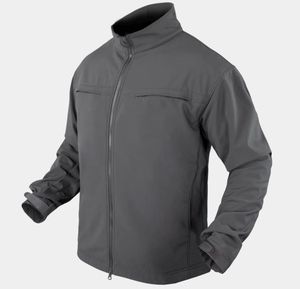 Nouvelle arrivée Veste softshell à capuche d'hiver pour hommes Style décontracté simple Logo personnalisé Veste de sport Veste softshell pour hommes d'extérieur - Product Image 1