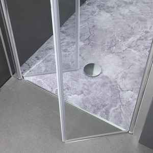 ช่องเก็บของในห้องอาบน้ำแบบคริสตัล ซิวิญญา ขนาด 70x190 ซม. พร้อมกรอบเลื่อน กระจกนิรภัยหนา 6 มม. สำหรับใช้ในห้องน้ำ - Product Image 1