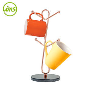 Base de mármol negro Taza Portavasos Árbol para encimera - Product Image 2