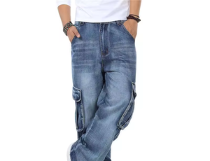 Jean homme 2025 Meilleure vente Jeans homme Pantalons en jean à vendre Denim Nouvelle qualité supérieure Mode décontractée Déchiré Bleu - Product Image 5