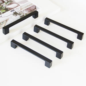 Tiradores de Gabinete Tradicionales en Forma de Barra, Acabado Negro Mate y Níquel Cepillado, Fácil Instalación, Duraderos para Muebles - Product Image 3