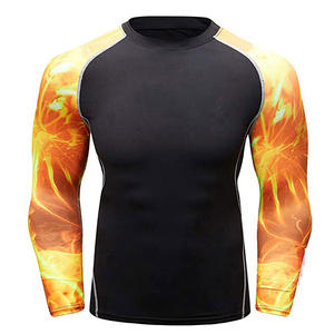 Camiseta de Compresión de Manga Larga para Hombre, para Jiu Jitsu, MMA, No-gi, Ajustada, Capa Base de Compresión, Hecha en Pakistán - Product Image 5