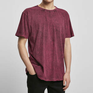 Camisetas de Hombre con Lavado Ácido, Estilo Urbano, Verano, Casual, Manga Corta, a la Moda, Cómodas, Suaves, Ligeras, para Uso Diario - Product Image 1