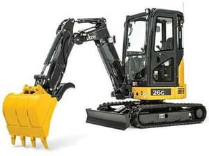 Miniexcavadora 1 tonelada 1,2 toneladas miniexcavadora accesorios 2023 <span class=keywords><strong>JOHN</strong></span> DEER 26G EXCAVADORA COMPACTA - Product Image 6