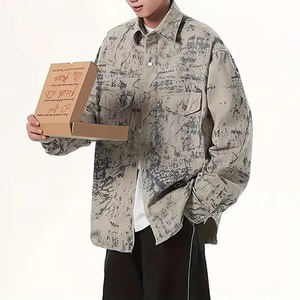 Wholesale Rate OEM High Quality Trendy Breathable <b>Men</b> Denim <b>Jacket</b> / Latest Casual Wear Denim Trendy Streetwear <b>Jacket</b> 2026 - Product Image 2