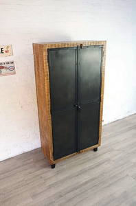 Armario industrial de madera y metal-Brooklyn - Product Image 4