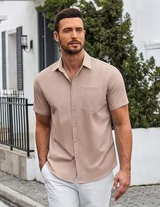Nouveaux chemises unisexes à carreaux en flanelle à manches longues de coupe régulière personnalisées pour hommes de grande taille - Product Image 3