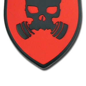 Patch en PVC à deux motifs, tissu sergé, fabrication sur mesure, logo en silicone souple, patch de produit, badge, patch en PVC en caoutchouc, vente en gros de patchs en PVC - Product Image 2