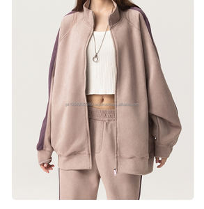 Chaqueta de Hombre, Traje, Sudadera con Cierre Completo, Cuello Alto, Sudadera de Poliéster Grueso, Chaqueta Deportiva - Product Image 1