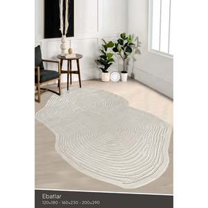 พรมโพลีโพรพิลีนและโพลีเอสเตอร์ขายส่ง รุ่น AMORF AR003 สีครีม ผลิตด้วยเครื่องจักร แบบตุรกี สำหรับห้องนั่งเล่น โรงแรม และโครงการต่างๆ - Product Image 1