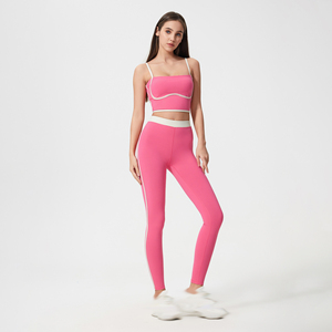 Women's High Elasticity Seamless Ruched Peach <b>Butt</b> <b>Lift</b> High-Waisted Athletic Yoga <b>Leggings</b> with Spandex/Polyester Material - Product Image 6