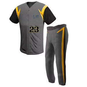 Uniformes de Béisbol Transpirables con Logotipo Personalizado, Tallas Grandes, Unisex, Adulto, 100% Poliéster, Ropa Deportiva Profesional para Venta en Línea - Product Image 1