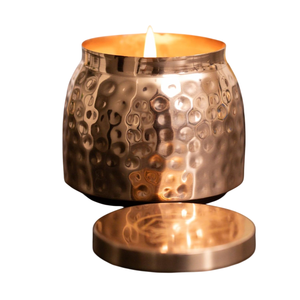 Classic Design Home Decoration <b>Candle</b> <b>Jar</b> Creative Quality Metal Round Shape <b>Jar</b> Tealight Holder For Home Christmas Decoration - Product Image 4