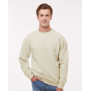 Hombres 100% algodón pesado francés Terry Plain cuello redondo sudadera calidad de lujo de gran tamaño diseñador personalizado ropa de calle sudadera - Product Image 1