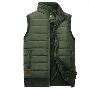 2025 Chaleco de invierno con capucha sin mangas para hombre con logotipo personalizado chaleco vaquero lavado con ácido con burbuja transpirable Puffer a prueba de viento OEM - Product Image 5