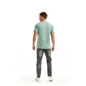 เสื้อยืดคอกลมคุณภาพสูง ออกแบบโลโก้ได้ตามต้องการ เสื้อยืดคอกลมผู้ชาย 100% ผ้าฝ้าย เสื้อยืดคอกลมแบบยูนิเซ็กส์ - Product Image 6