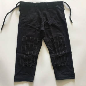 Haute qualité 100% coton brésilien Jiu Jitsu Gi ensemble couleur noire unisexe BJJ uniforme Kimonos avec ceinture blanche poids moyen - Product Image 2