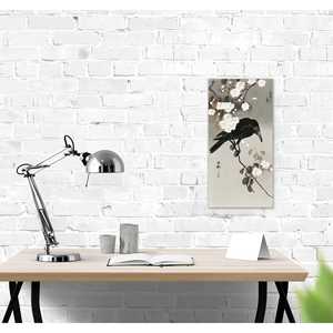 Impression artistique du corbeau et des fleurs de cerisier d'Ohara Koson - Product Image 3