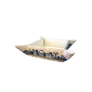 Multipurpose Cloth <b>Basket</b> White Waterproof Cotton Fabric <b>Bread</b> <b>Basket</b> French Country Style <b>Bread</b> Serving Tray Gift Exchange Idea - Product Image 6