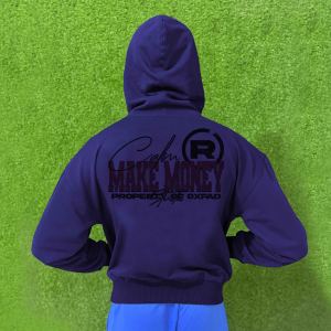 Sweat-shirts à capuche surdimensionnés en coton mélangé à du polyester pour l'hiver, fermeture éclair, personnalisables, en polaire, de haute qualité, vente en gros - Product Image 4