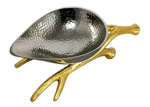 Cuenco decorativo de aluminio martillado en forma de gota, Decoración de mesa, calidad fiable, utensilios de cocina prácticos y esenciales - Product Image 5