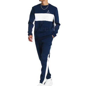 Ensemble de survêtement décontracté pour homme de qualité supérieure, taille plus, nouveau design d'hiver, léger, respirant, en coton et polyester, pour - Product Image 1