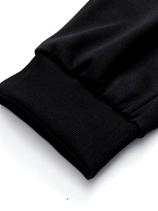 OEM al por mayor 100% algodón hombres deporte chándal transpirable personalizado Jogging Running entrenamiento traje sólido patrón invierno chándal - Product Image 6