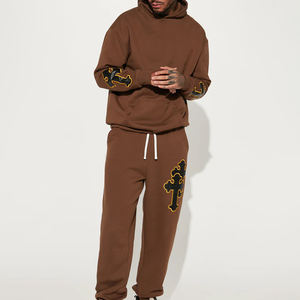 Sweat-shirt à capuche pour homme Street Wear, uni, couleur unie, sweat-shirt pour homme de qualité supérieure, ensemble de survêtement pour homme à prix avantageux - Product Image 1