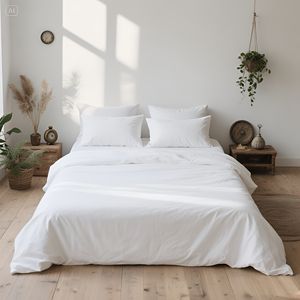 Juego de Edredón Doble Moderno de Primera Calidad, 100% Algodón Tejido, 40 Hilos, Ultra Suave, Transpirable, Orgánico y Ecológico - Product Image 1