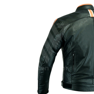 Veste de moto en cuir 100% pour hommes, best-seller, et veste de moto sur mesure avec étiquette privée pour la vente en ligne - Product Image 6