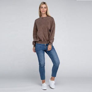 T-shirts d'été pour femmes de haute qualité, vintage, délavés à l'acide, écologiques, coupe ajustée, manches courtes, séchage rapide, respirants - Product Image 3