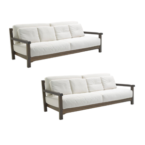 Design italien moderne canapés de luxe en cuir et tissu canapé modulable en forme d'angle ensemble de canapés de salon Mobilier commercial - Product Image 4