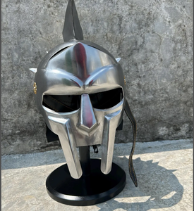 Gladiateur Jouer Spartiate Casque Soldat Bataille Médiévale Costume Cosplay Grec Sparte Ancien Romain Corinthien Acier - Product Image 2