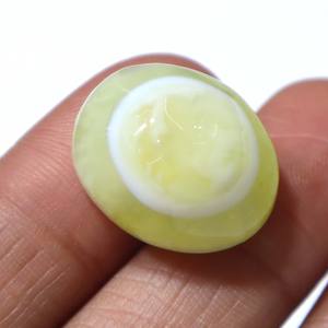 Ágata Sulemani Amarilla Natural, Cabujón de Ágata, Piedra Preciosa, Ágata Veteada, Piedra Suelta Lisa, Proveedor Mayorista de Piedras para Joyería - Product Image 2