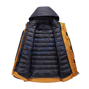 Chaqueta Softshell de Invierno de Corte Ajustado, Fabricada Profesionalmente, con Capucha, Ecológica, Transpirable, Informal, para Uso en Exteriores, para Hombre - Product Image 3