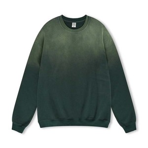 Sweat-shirts d'automne 2026 en gros, grande quantité, coupe oversize, col rond, 100% coton, poids lourd, basiques, délavés à l'acide - Product Image 5