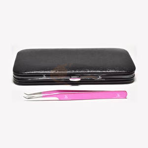 JACKBILLY pince à épiler de haute qualité en acier inoxydable pointe de précision pince à cils emballages personnalisés - Product Image 1