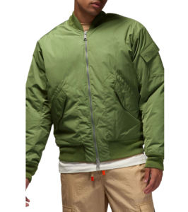 Veste de vol d'hiver de haute qualité personnalisée pour hommes col montant fermeture éclair en nylon Bomber Design de luxe Style chaud grande taille veste d'extérieur - Product Image 1
