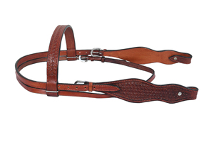 Produits pour chevaux équestres en cuir léger Outillage à la main Headstall Breastplate Reins pour une équitation confortable - Product Image 3