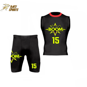 Venta al por mayor juvenil ajuste regular personalizado 100% poliéster sublimación 7 V 7 uniforme de fútbol americano 7 en 7 conjuntos de uniformes de fútbol - Product Image 1