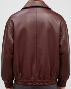 Veste en cuir pour homme de haute qualité, personnalisable, col montant, longue, imperméable, logo frontal, chauffante, respirante, séchage rapide - Product Image 5