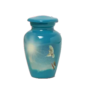 New Design Heart Cremation Urns for Human Ashes Aluminum Keepsake Most Precious <b>Gift</b> for Funeral Suppliers Available Wholesale - Product Image 6