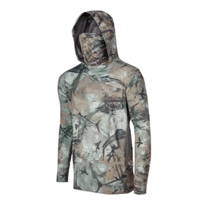 Chemise de pêche légère pour homme, manches longues, polyester, sweat à capuche de pêche personnalisé, protection UV UPF 50, vêtements de pêche par sublimation - Product Image 1